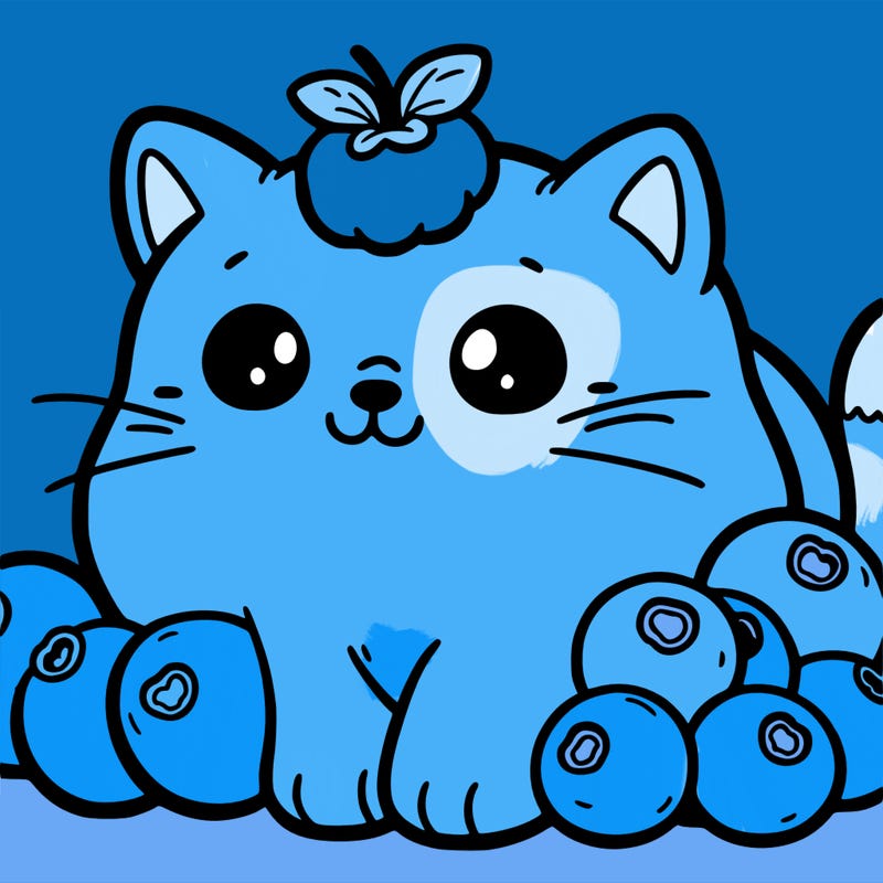 blueberry cat