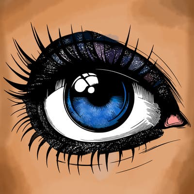 realistic eye