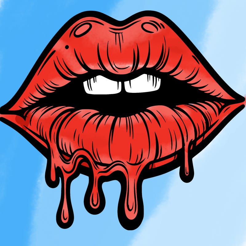 lips that look realistic and drip