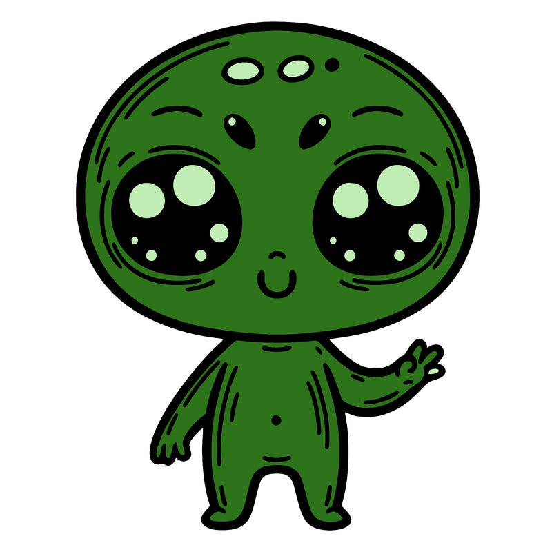 alien cute