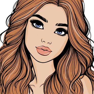 beautiful realistic girl