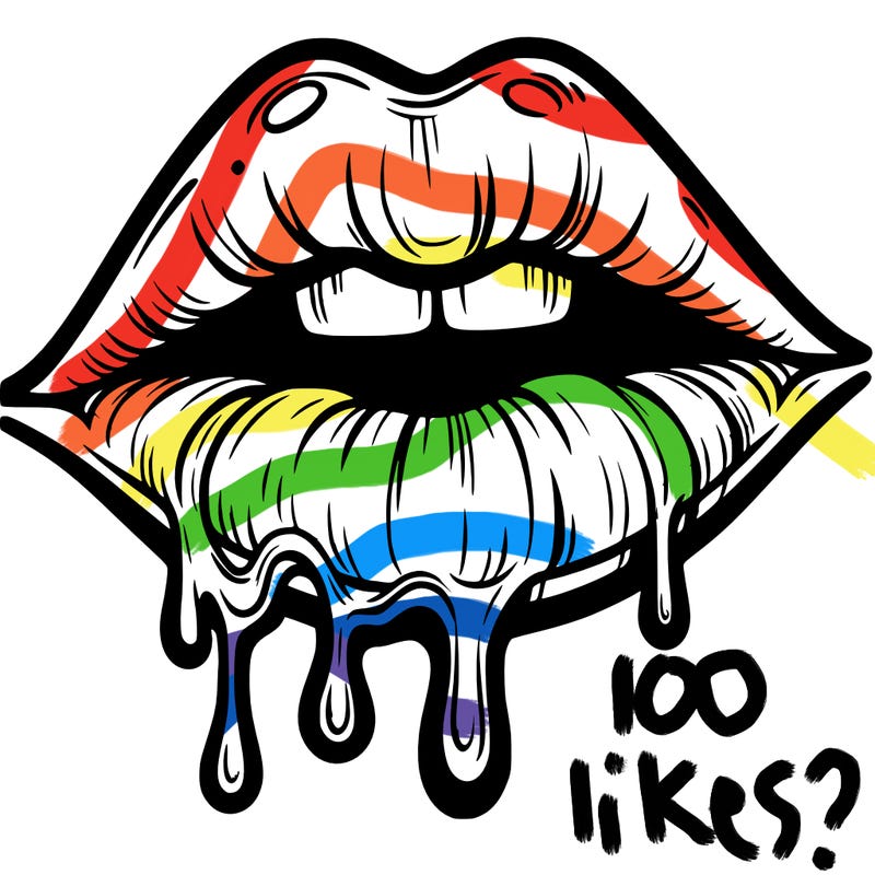 lips that look realistic and drip