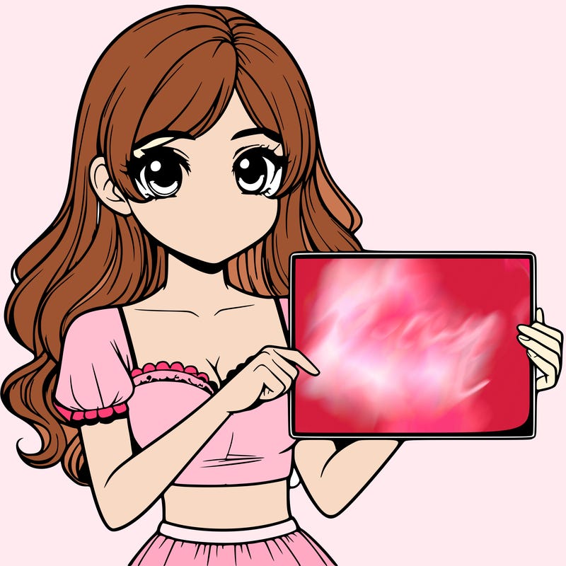 realistic pretty girl holding blank sign