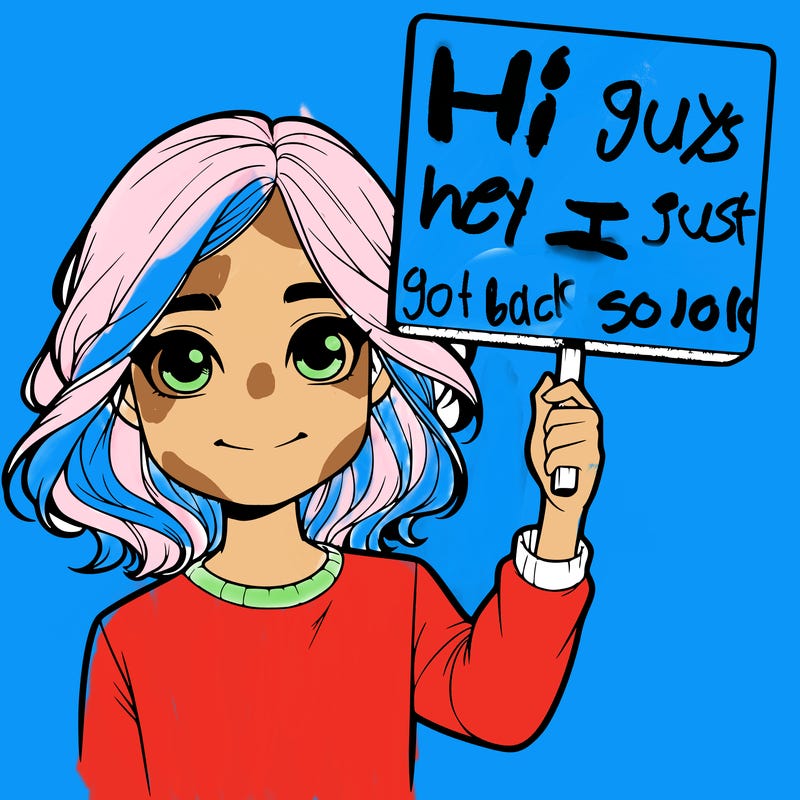 realistic girl holding up a sign