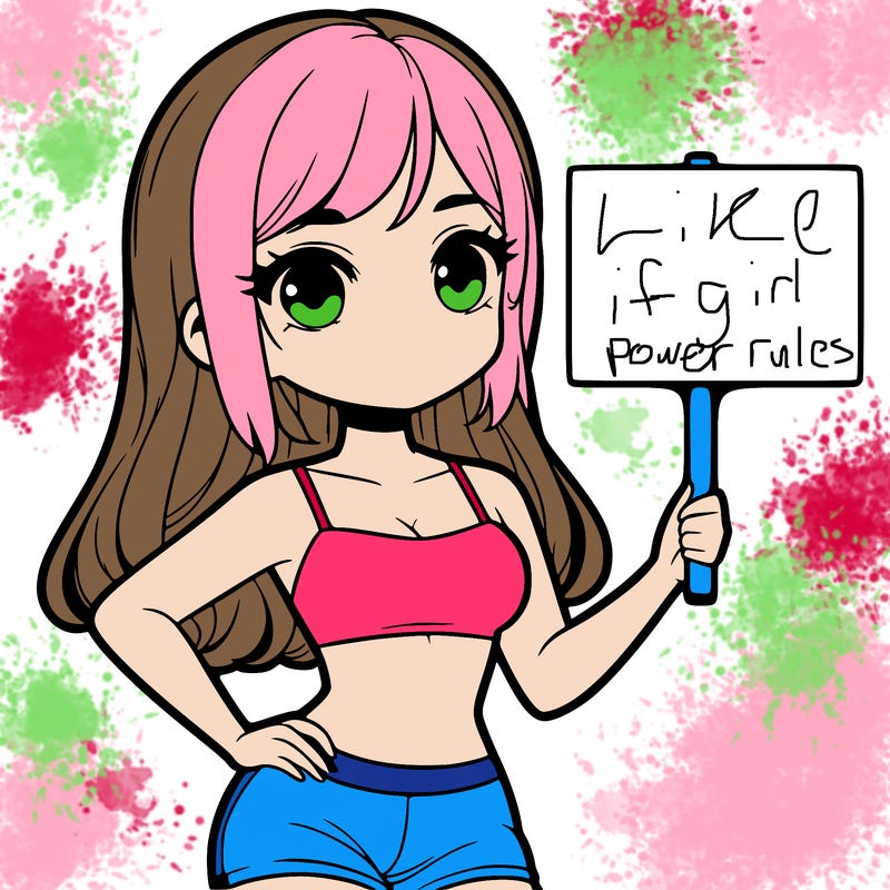 girl in a cute crop top holding a blank sign