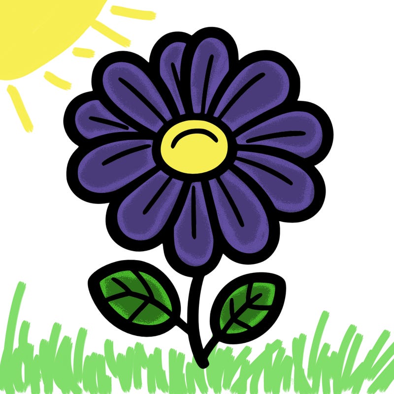 cartoon flower