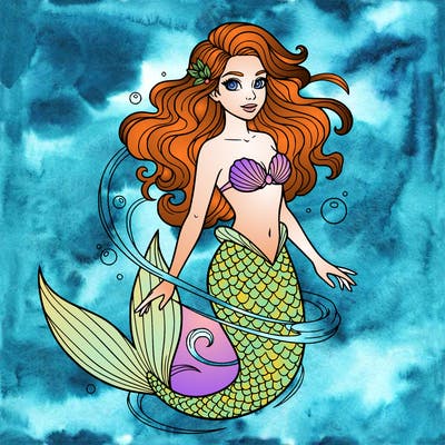 a good lookin mermaid looking so pretty