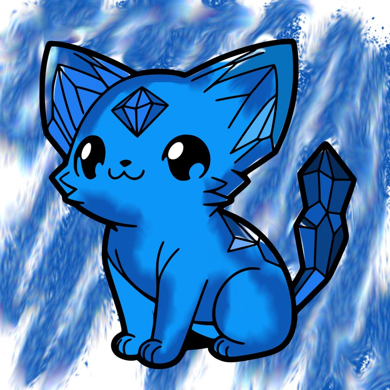 crystal kitten