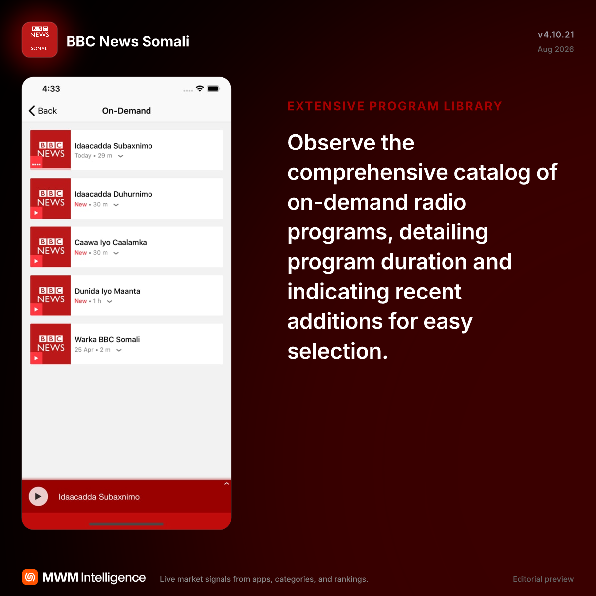 BBC News Somali - News App | MWM