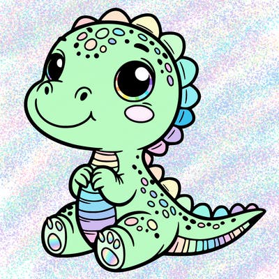 adorable dinosaur