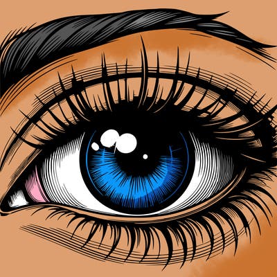 realistic eye