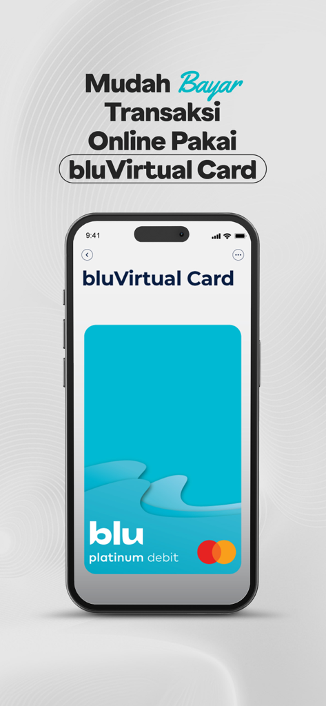 blu by BCA Digital - blu by BCA Digital virtuelle Mastercard Platinum Debitkarte für Online-Zahlungen