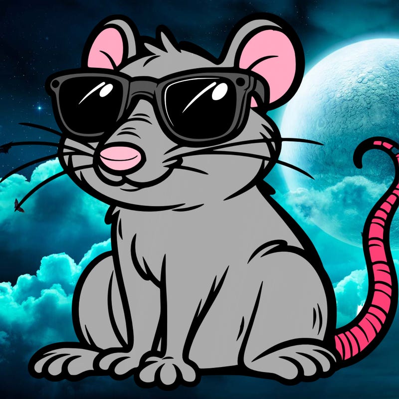 rat wearing sunglasses