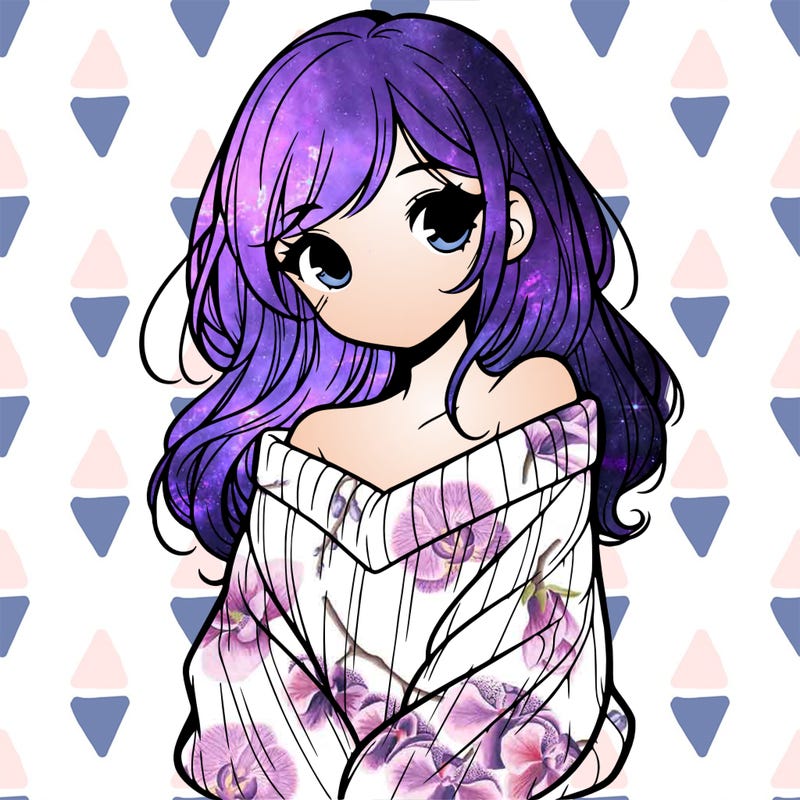 shy pretty girl wearing a sweater that is falling off one shoulder portrait