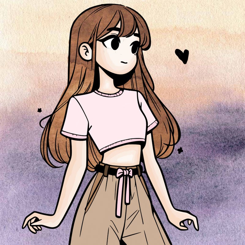 girl in a cute crop top