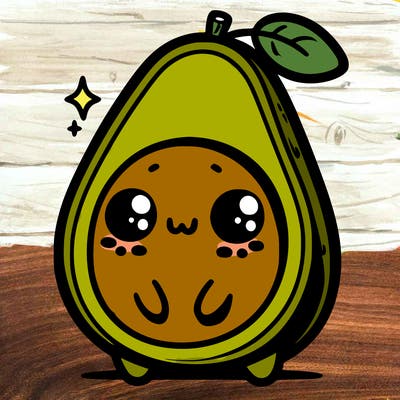 cute avocado