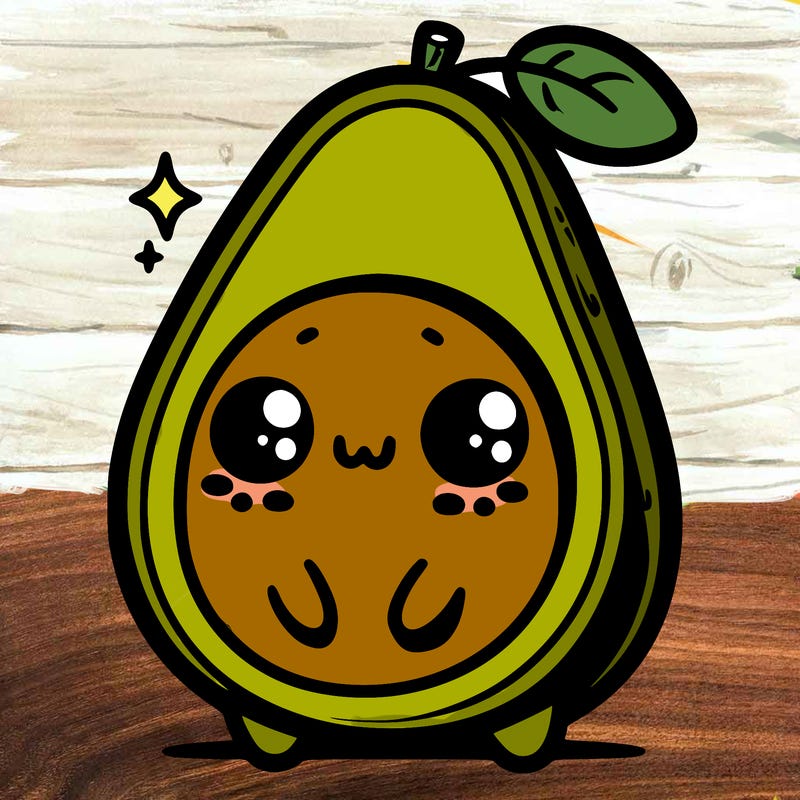 cute avocado
