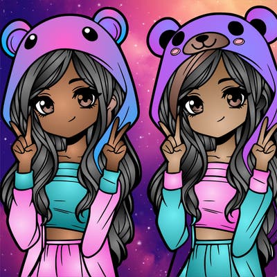 teen girl in animal costume