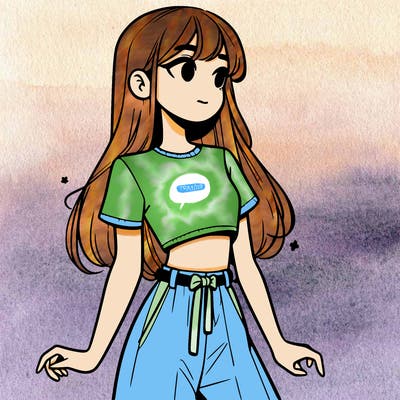 girl in a cute crop top