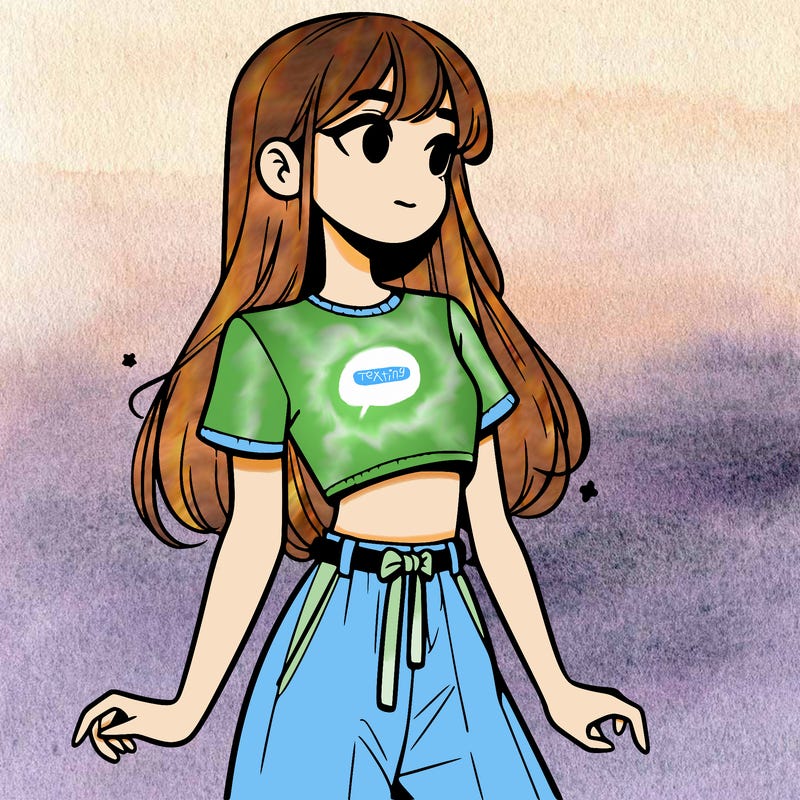 girl in a cute crop top