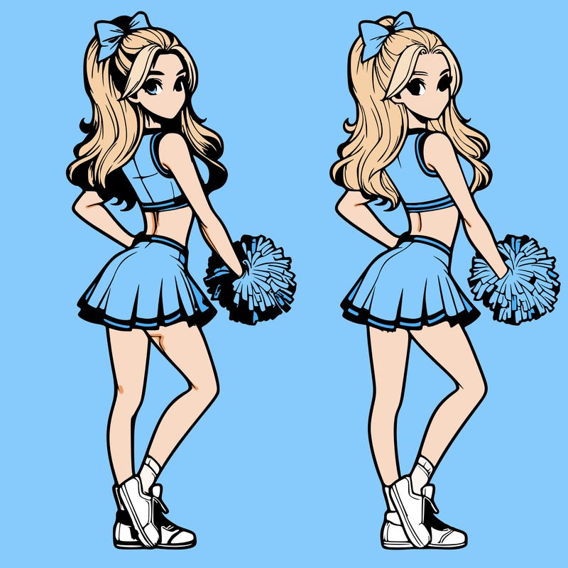 realistic cheerleader
