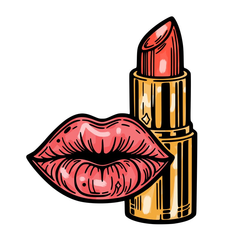 lips and lipstick