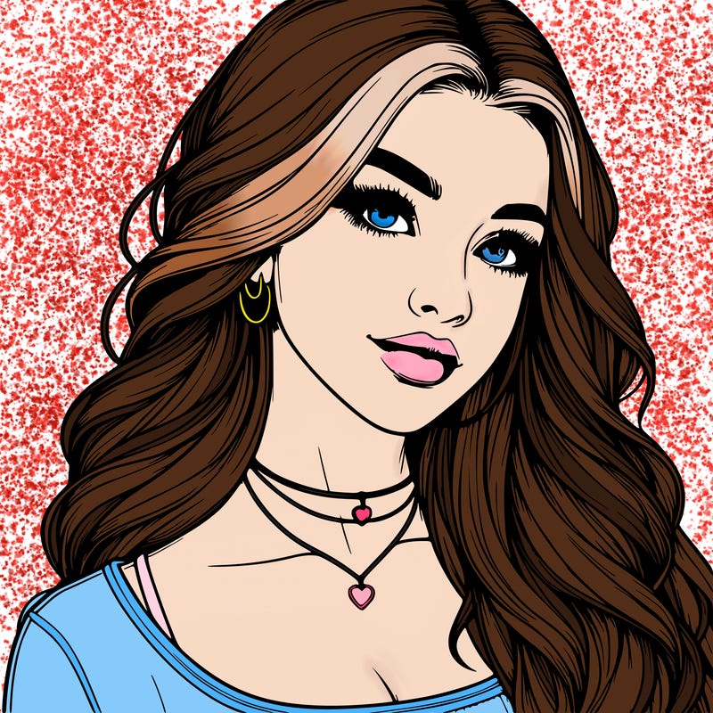 detailed realistic girl