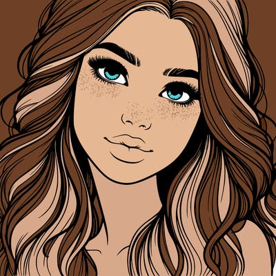 beautiful realistic girl