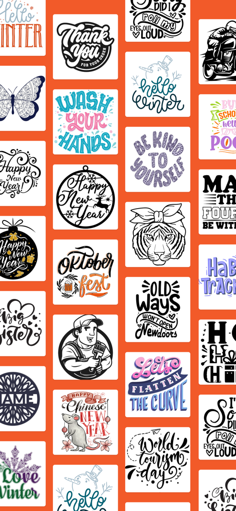 AI SVG Converter - SVG Maker - A collection of various vector graphic designs and illustrations for crafting projects