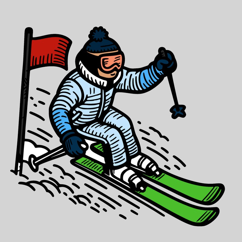 skiing