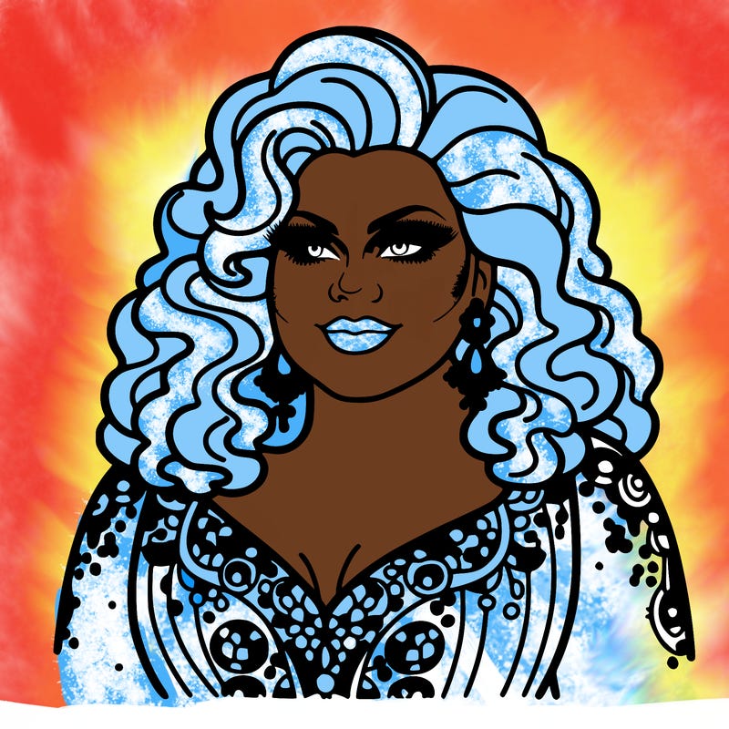 realistic plus size drag queen