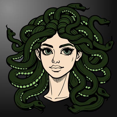 realistic medusa