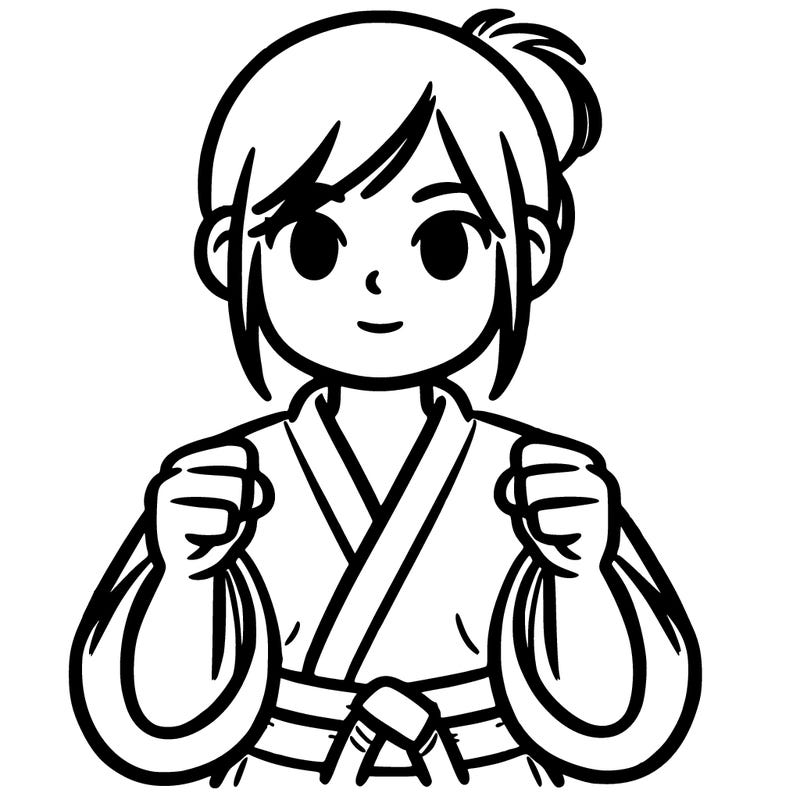 jujitsu. girl.