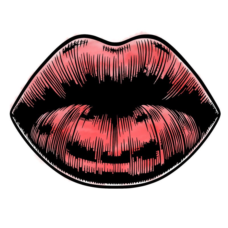 realistic human beautiful lips