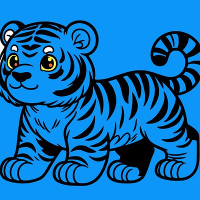 tiger blue