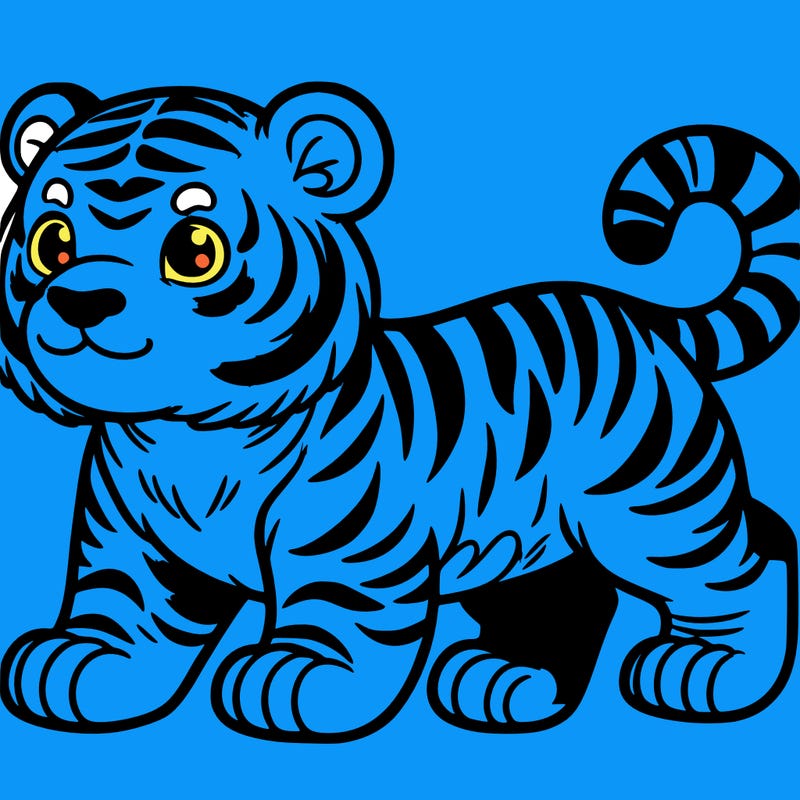 tiger blue
