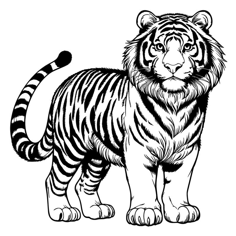 realistic tiger