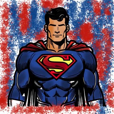 realistic superman
