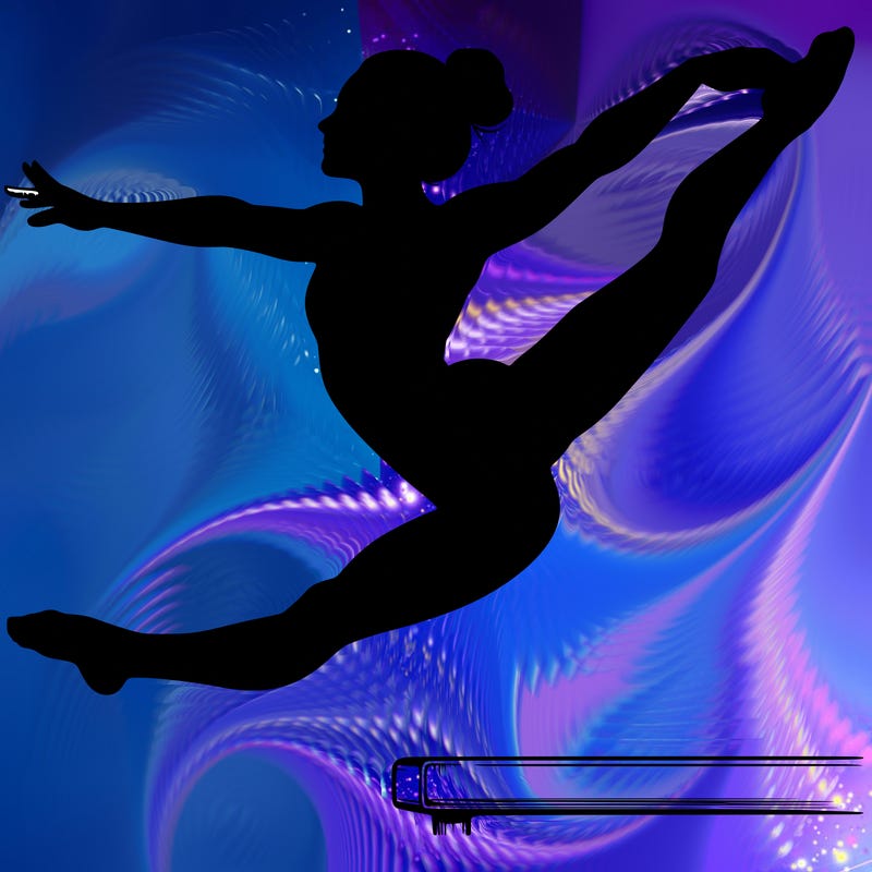 realistic professional gymnast