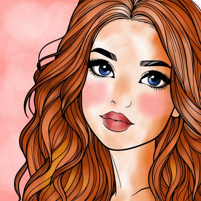 beautiful realistic girl