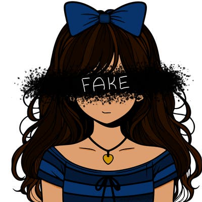 realistic girl no face