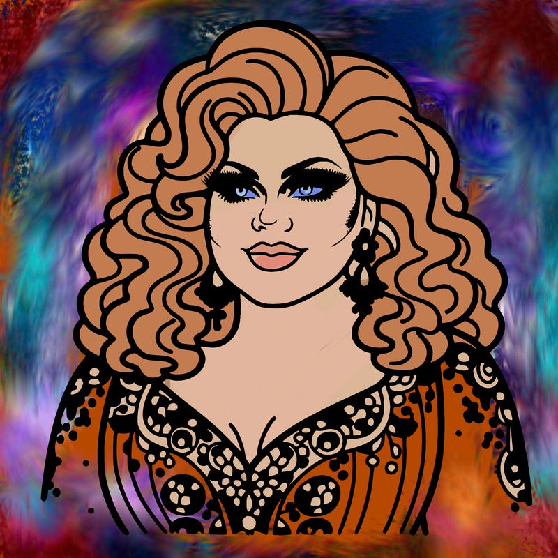 realistic plus size drag queen
