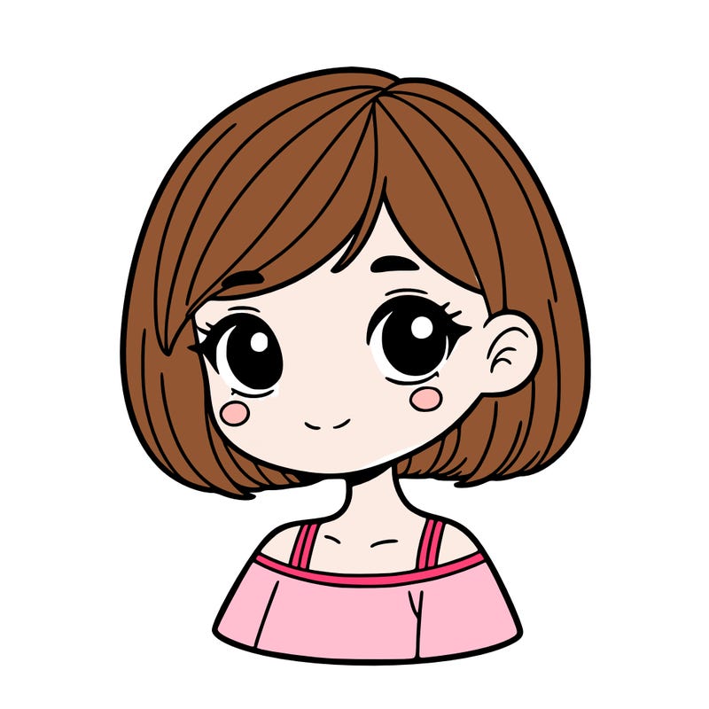 girl with short hair