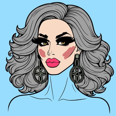 realistic drag queen