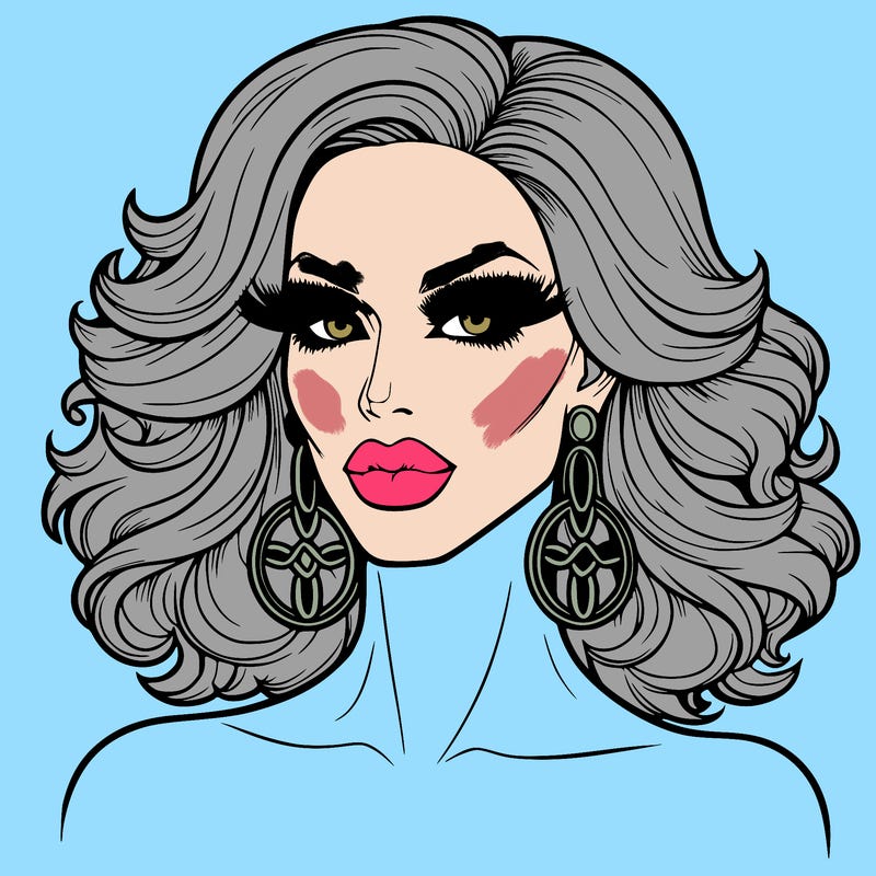 realistic drag queen