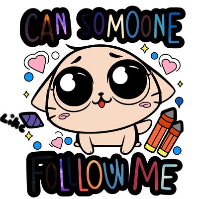 can someone please follow me?