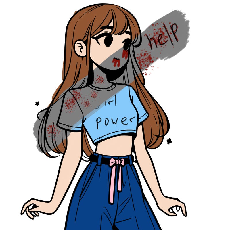 girl in a cute crop top