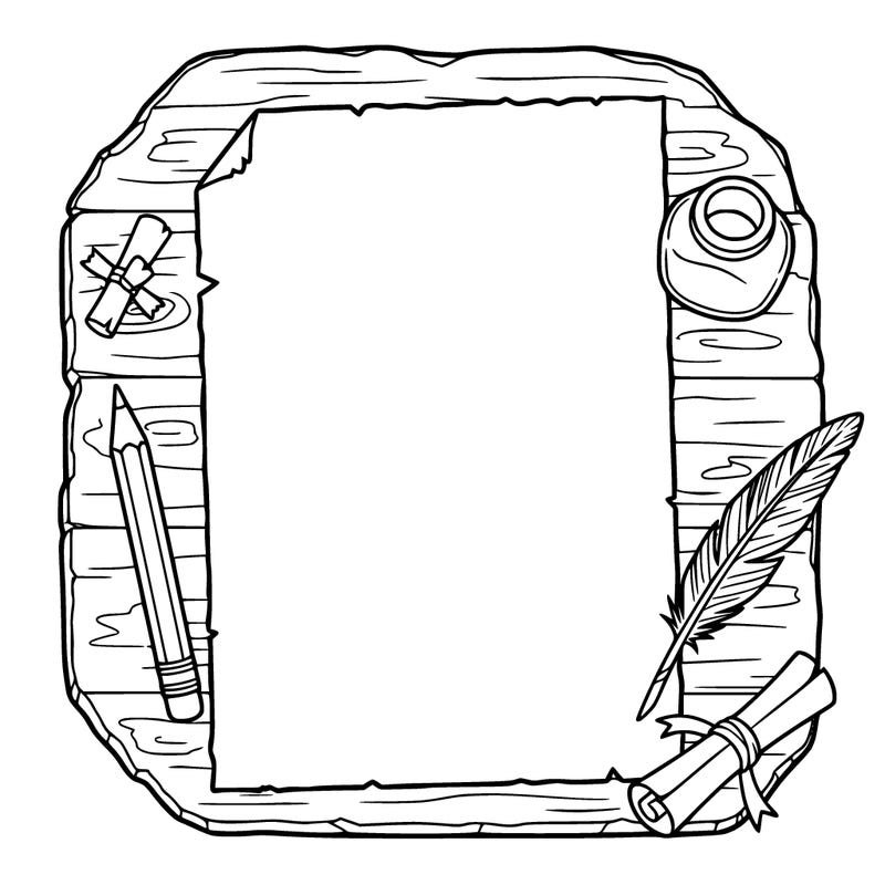 blank page for me to write on…in reality