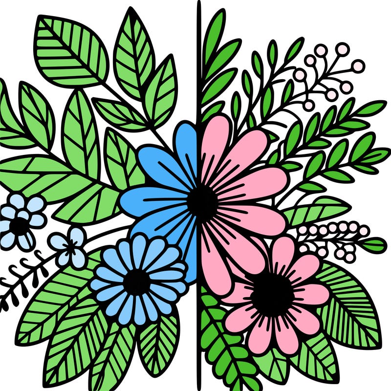 flowers split