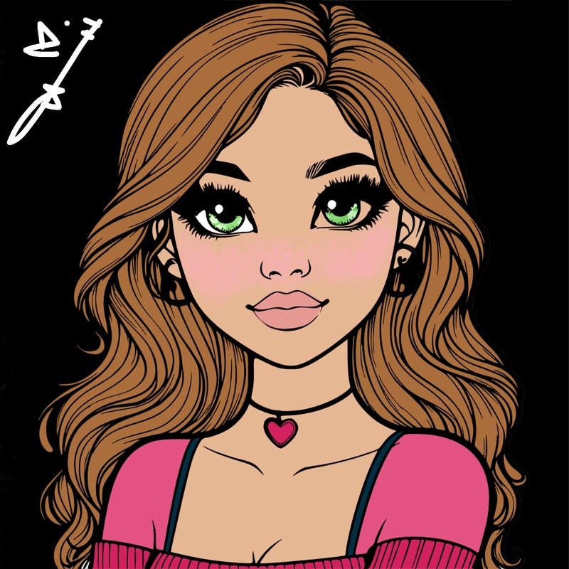 realistic pretty girl